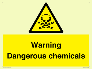 Warning Dangerous chemicals